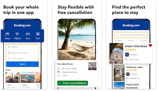  Booking.com Travel booking app, app, download for free