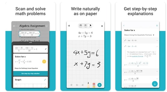 Microsoft Math Solver app, download for free