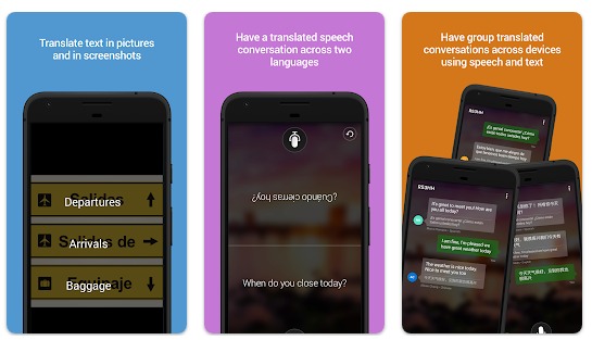 Microsoft Translator, translate text pdf images, app, download for free