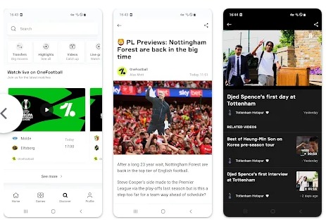 One Football Soccer Scores,  app, download for free