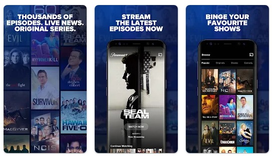 Paramount Plus, stream movies and tv, app, download for free