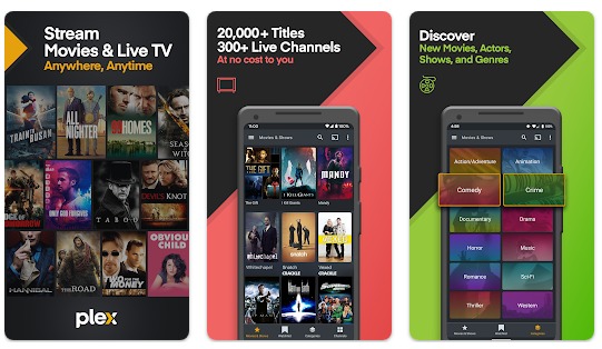 Plex Stream Movies and Tv free, app, download for free