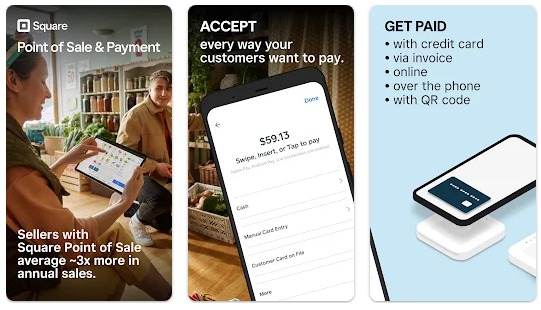 Square POS system, app, download for free