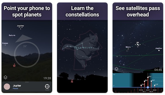 Stellarium Mobile Star Map app, download for free